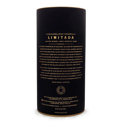 Rum Bacardi Gran Reserva Limitada 750ml Bacardi Sabor 750 ml